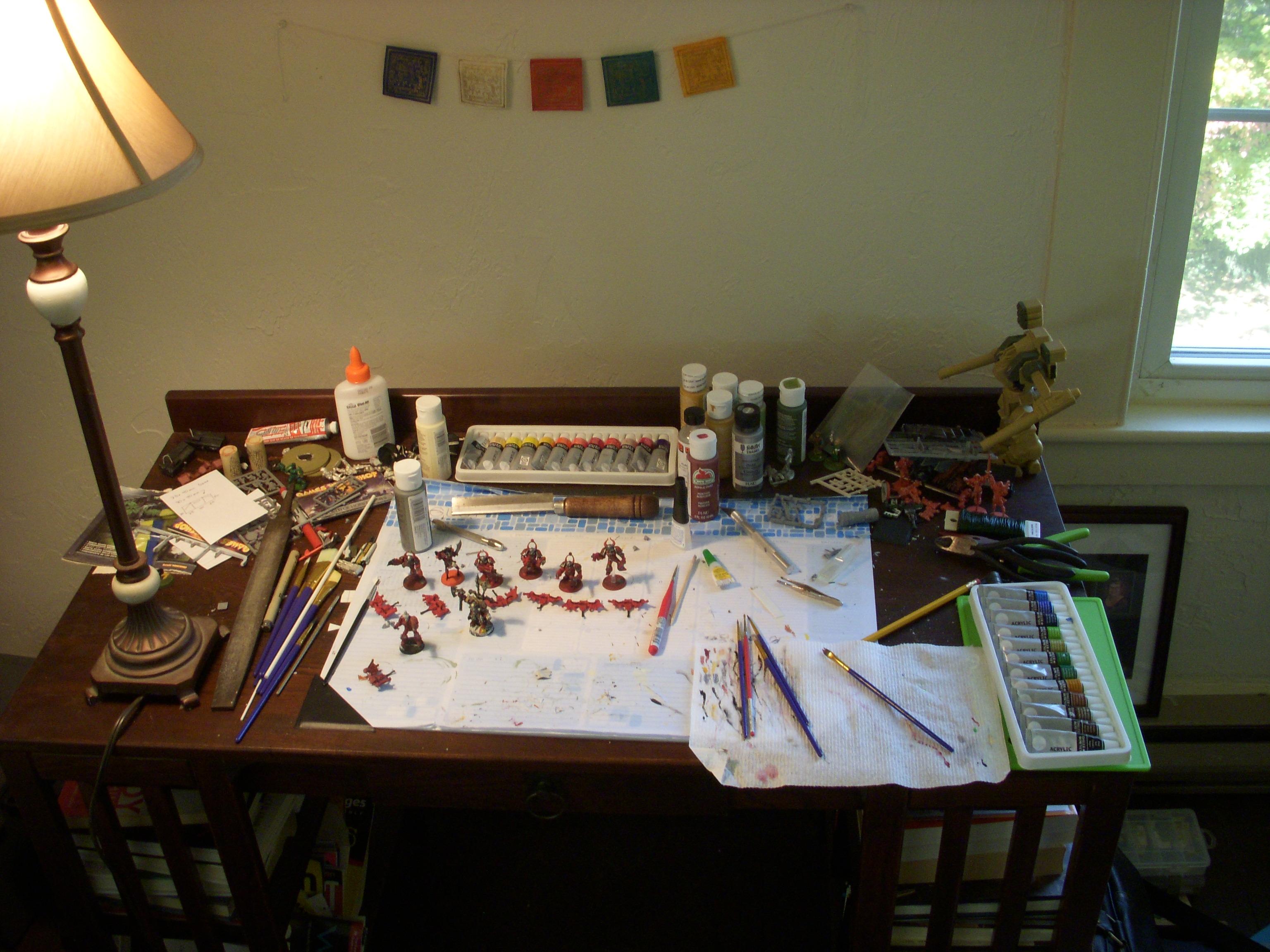 Painting, Workspace, painting desk painting desk Gallery DakkaDakka